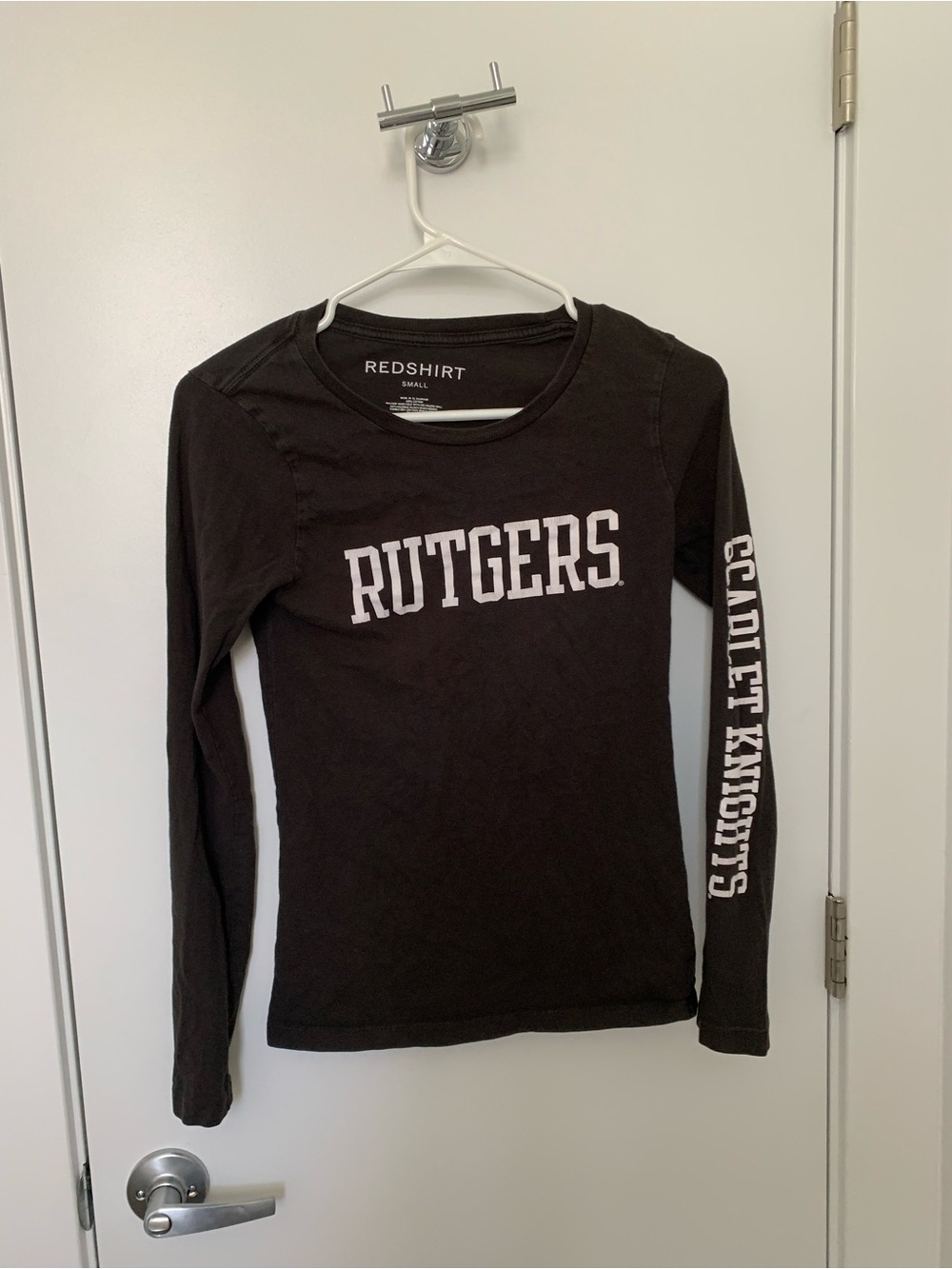 Rutgers Black Long-Sleeve Shirt